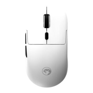 Mouse Gamer Marvo Niro 50, 12000DPI, 6 Botoes, Tri-Mode, Branco