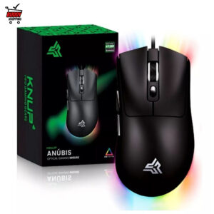 Mouse Gamer Óptico RGB 7200 DPI Ultra Leve 61g Design Colmeia
