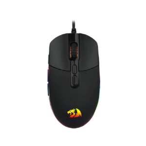 Mouse Gamer Redragon Invader 7 Botões USB 10DPI RGB Preto