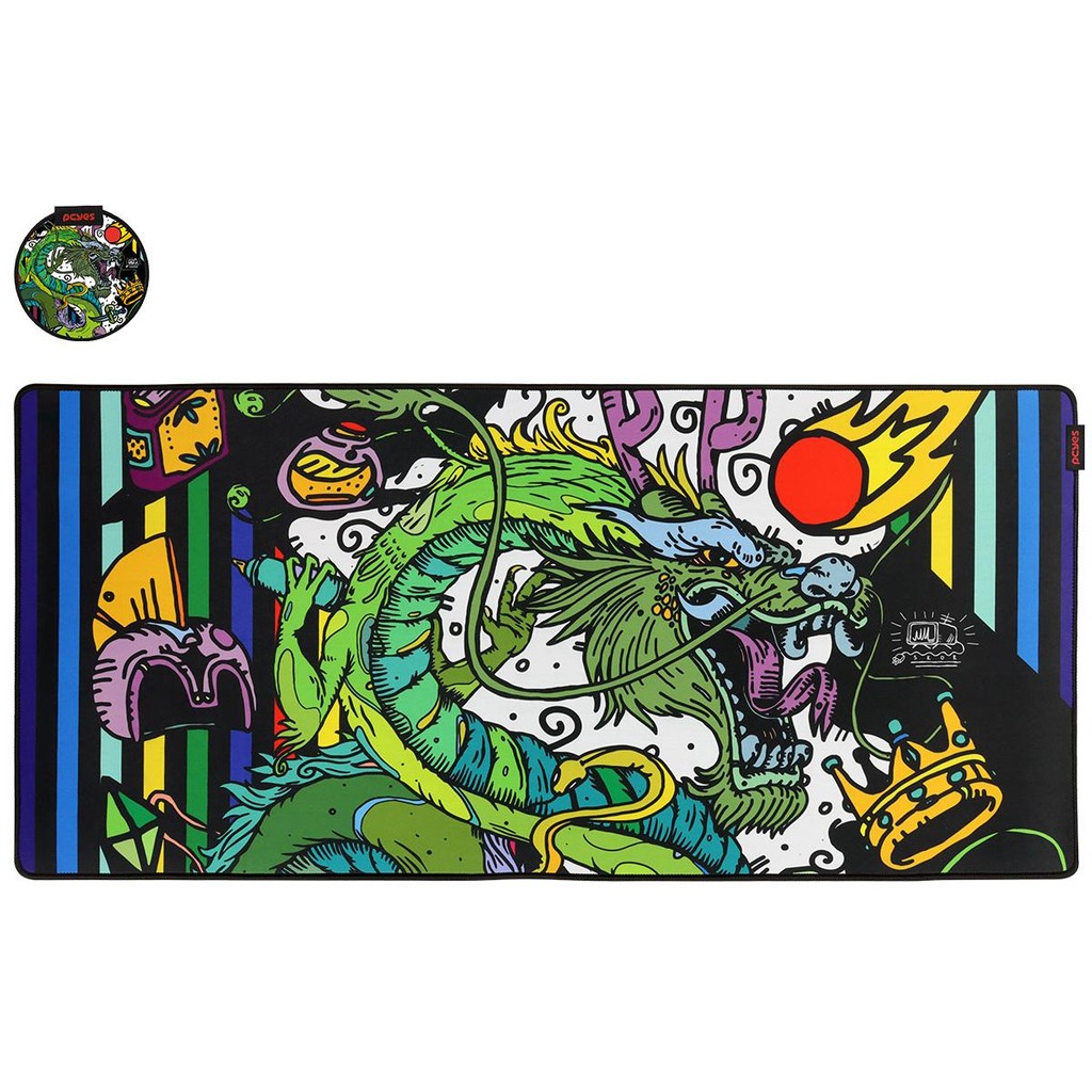 Mouse Pad Gamer Ancient Dragon Extended 900 X 420mm Pcyes P — Games