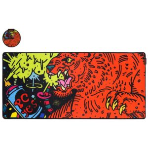 Mouse Pad Gamer Tiger Extended 900 X 420mm Pcyes Pmt90x42