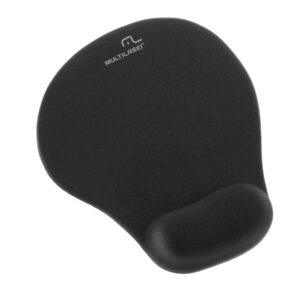 Mouse Pad Multilaser Com Apoio Gel Pequeno Preto