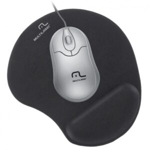 Mouse Pad Multilaser Ergonômico em Gel Preto