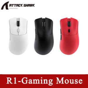 Mouse Para Jogos Sem Fio Attack Shark R1-55g Ultraleve 18K DPI Sensor — Informática