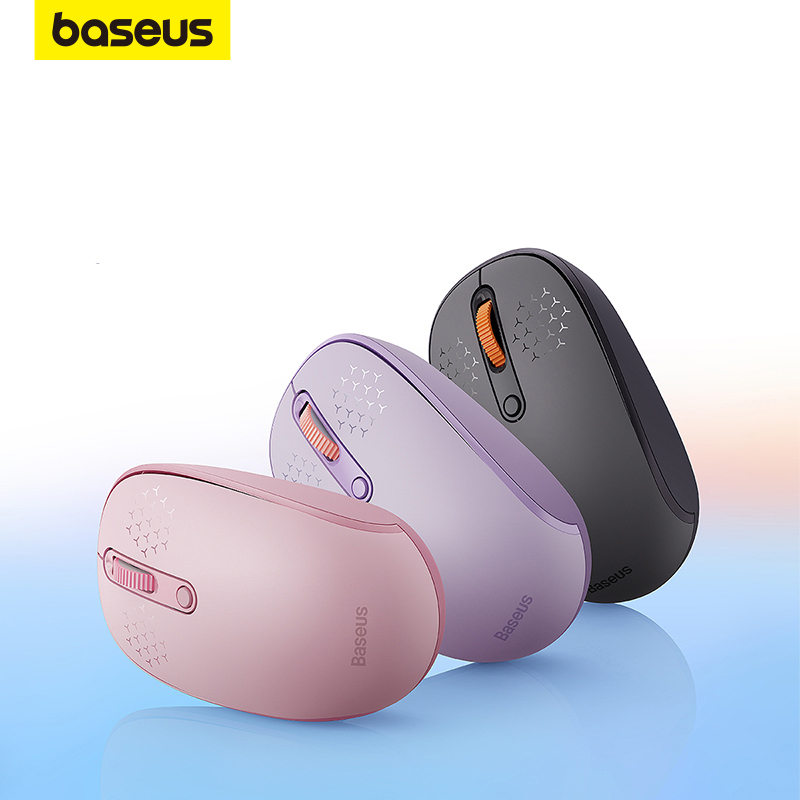 Mouse Silencioso Sem Fio Baseus Creator 1600 DPI Para Computador — Informática