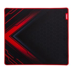 Mousepad Marvo G55 Blaze, 350x300x3mm, Preto e Vermelho
