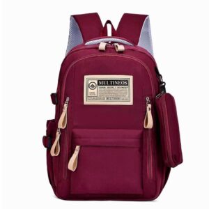 Multineos Mochila Feminina Masculino Escolar Com Estojo Passeio