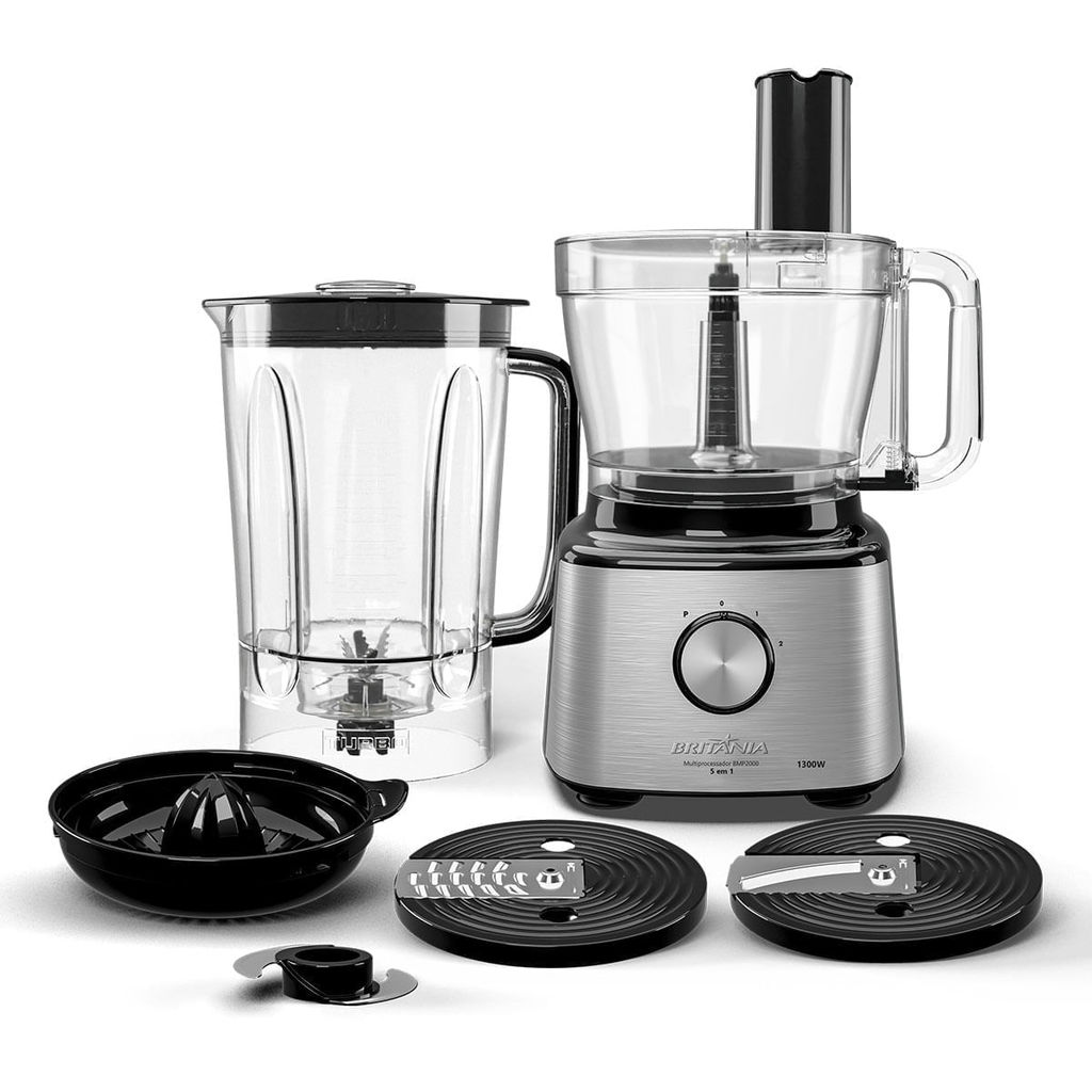 Multiprocessador Britânia Multifunções 5 em 1 1300W