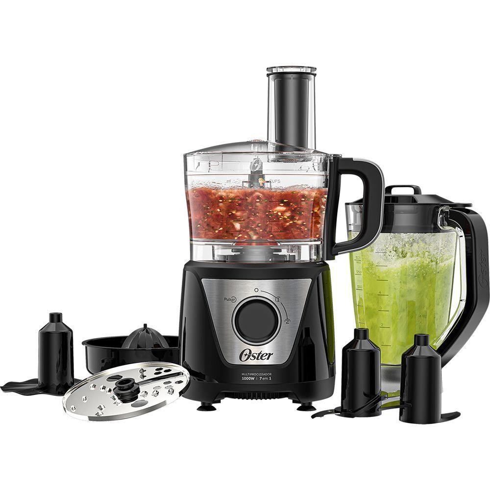Multiprocessador de alimentos Oster Black 7 em 1 220V — Informática