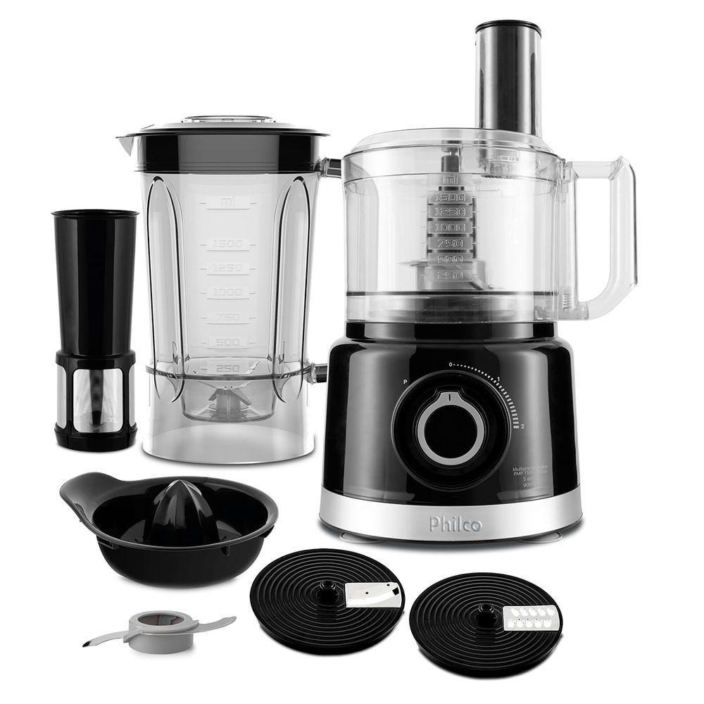Multiprocessador Philco 5 Em 1 900W 4 Lâminas PMP1500P Turbo 220V — Informática