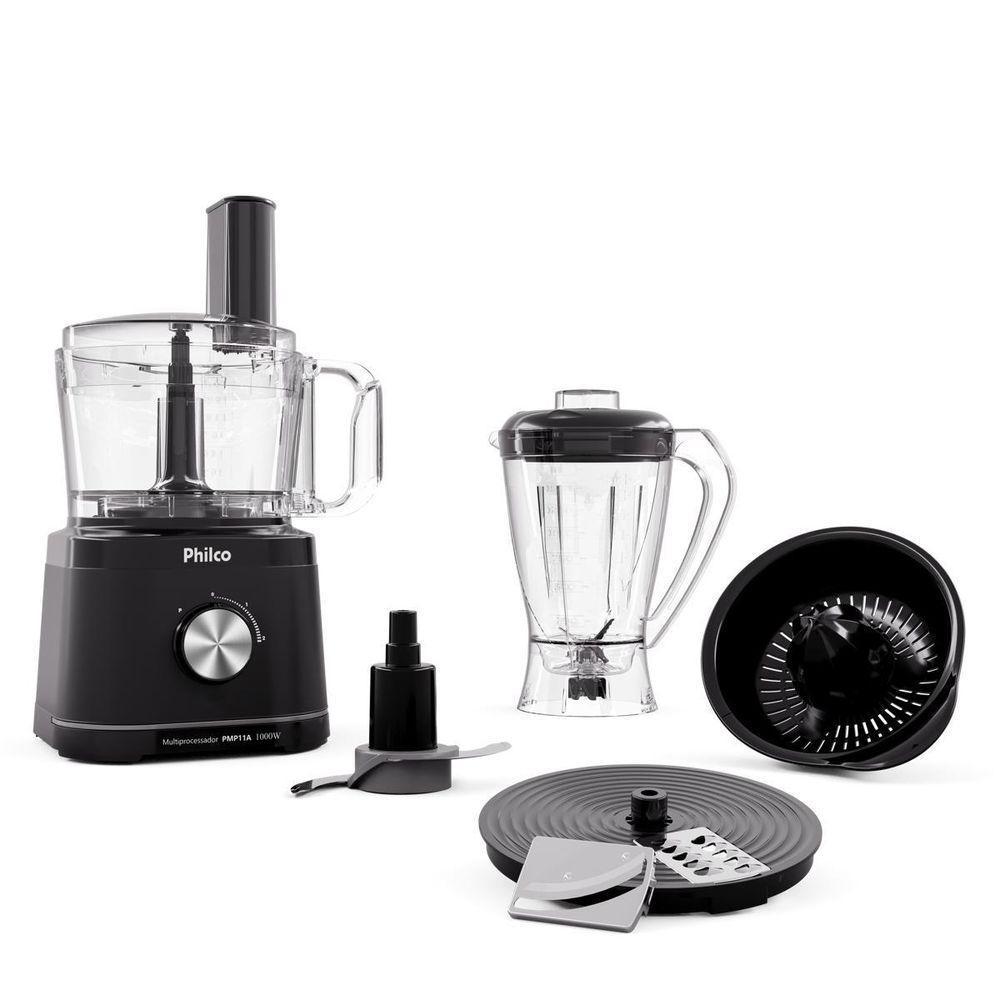 Multiprocessador Philco PMP11A 5 em 1 2 Velocidades 1000W Preto 220V