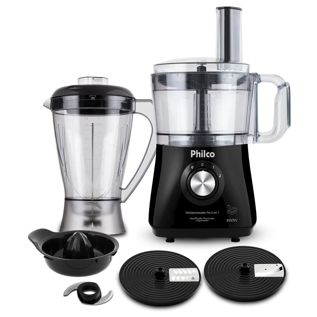 Multiprocessador Philco Pro 5 em 1 Inox 800W Citrus — Informática