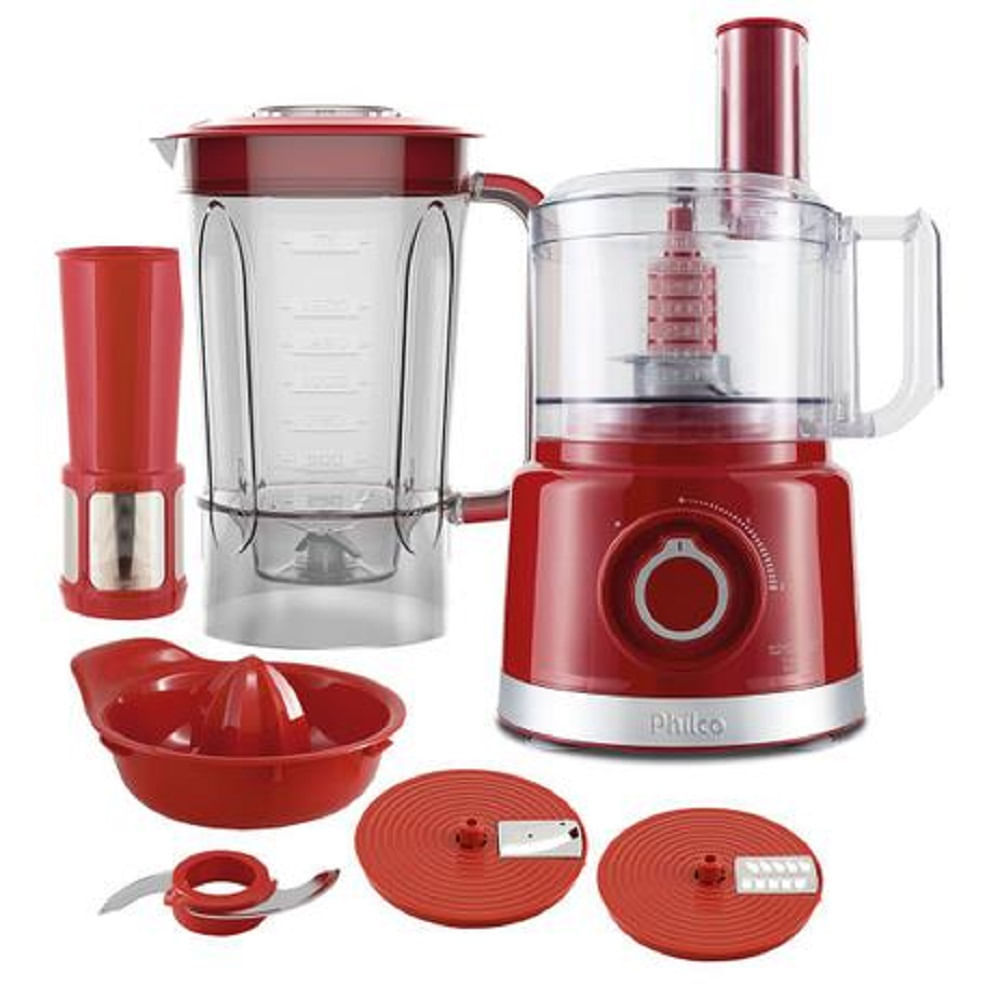 Multiprocessador Philco Turbo Vermelho PMP1500V 220 Volts