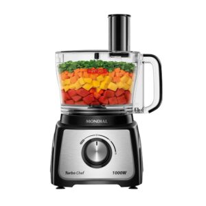Multiprocessador Turbo Chef 3 em 1 Mondial Preto 1000W