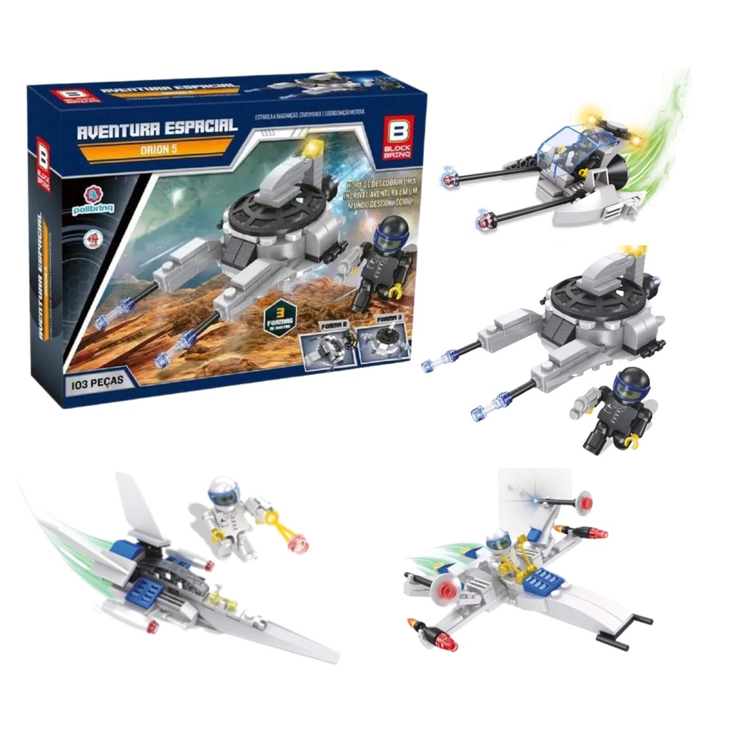 N A Brinquedo para montar e desmontar Aventura Espacial Orion Gemini