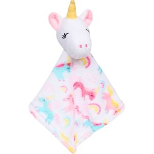 Naninha De Pelúcia Branco Unicórnio Para Bebê 11863 Buba