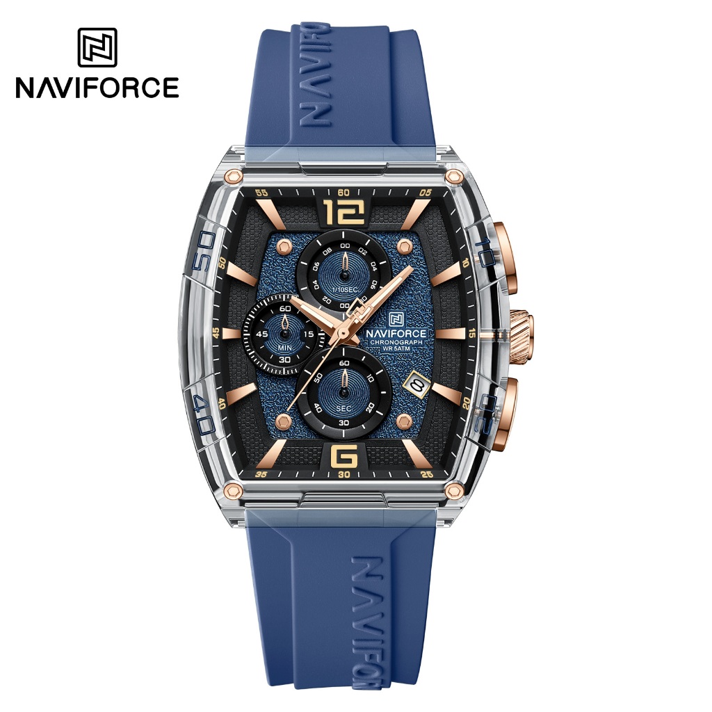 Naviforce 6101 Relógio Masculino À Prova D'água Com Mostrador