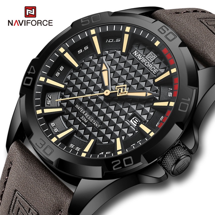 Naviforce 8023 Relógio De Pulso Casual Esportivo Masculino Militar De