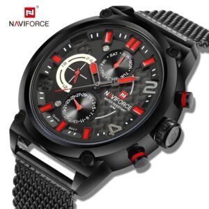 Naviforce 9068 Relógio Casual De Quartzo Masculino De Marca Top
