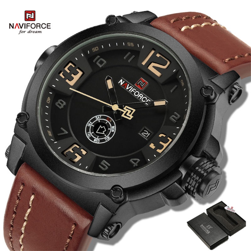 Naviforce 9099 Novos Relógios Do Esporte Dos Homens Top Marca De Luxo