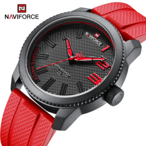Naviforce 9202T Relógios De Pulso Masculinos Simples Casual Silicone