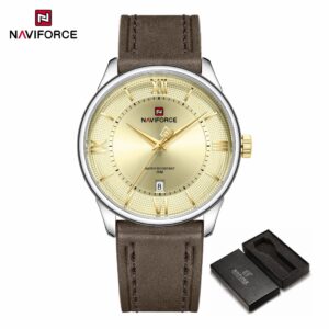 Naviforce 9272 Movimento De Calendário De Quartzo Relógio Masculino