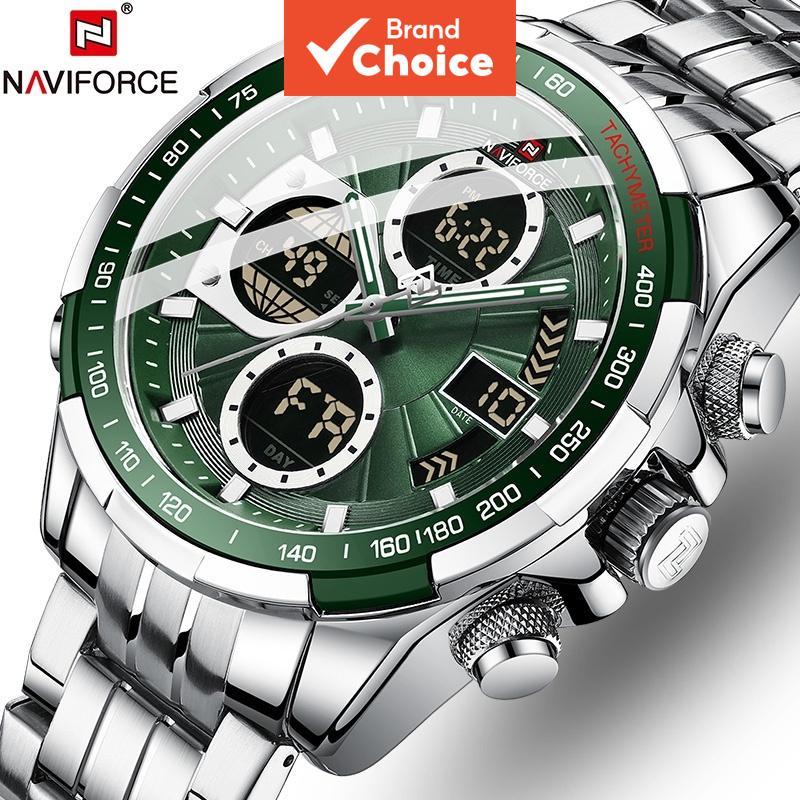 Naviforce Relógio Masculino Luxuoso Esportivo De Quartzo À Prova