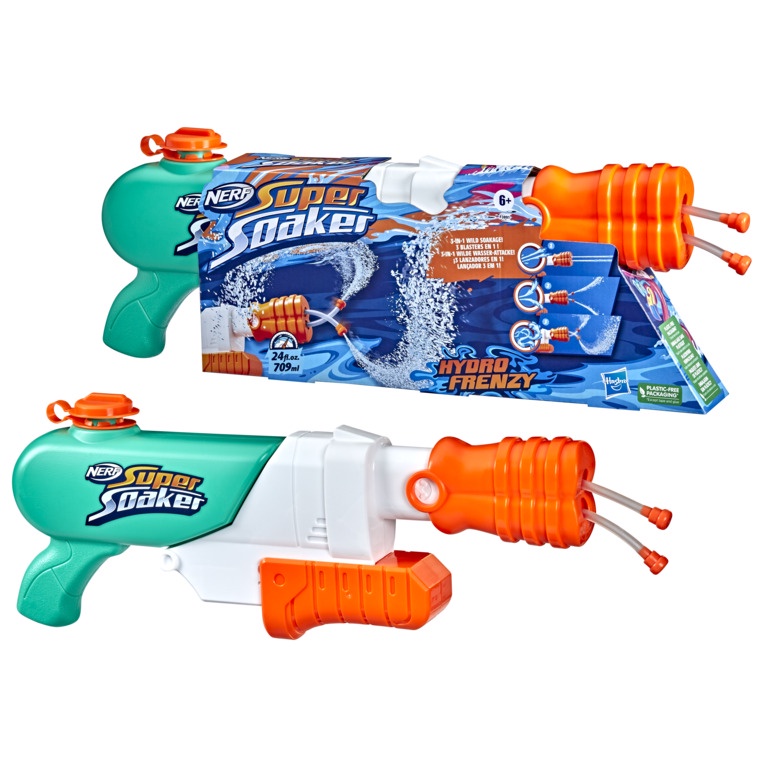 Nerf Super Soaker Hydro Frenzy Hasbro — Brinquedos