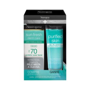 Neutrogena Sun Fresh Derm Care Protetor Solar 40G FPS70+60G Gel DE