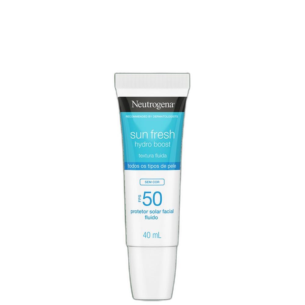 Neutrogena Sun Fresh Hydro Boost Sem Cor Protetor Solar Facial 40ml
