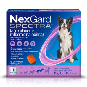 Nexgard Spectra Antipulgas e Carrapatos para Cães de 15,1 a 30kg 1