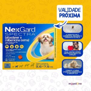 NexGard Spectra para Cães 3,6 a 7,5kg Antipulgas e Carrapatos 3