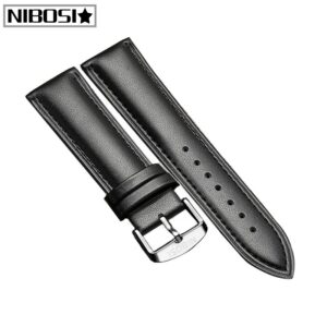 Nibosi Pulseira de Couro Legítimo Pulseira Sobressalente Vintage de