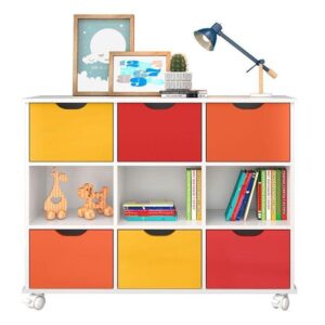 Nicho Organizador 6 Gavetas Branco Color Qmovi