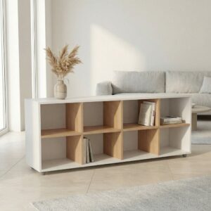 Nicho Organizador 8 Nichos Branco Amadeirado