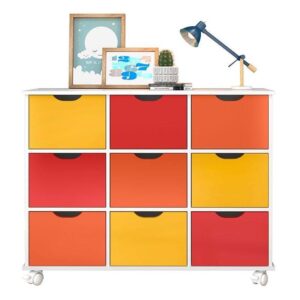 Nicho Organizador 9 Gavetas Branco Color Qmovi