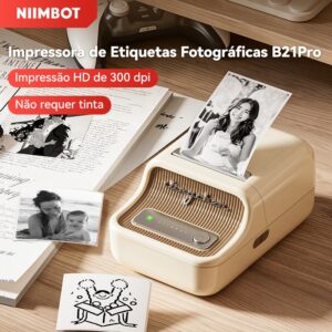 Niimbot B21_Pro Impressora De Etiquetas Fotográficas Smart Bluetooth