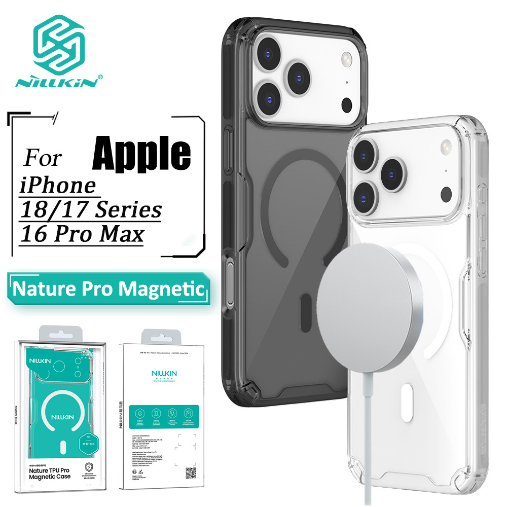 Nillkin Capa Transparente Para iPhone 18 Pro Max 17 16 17e 16e