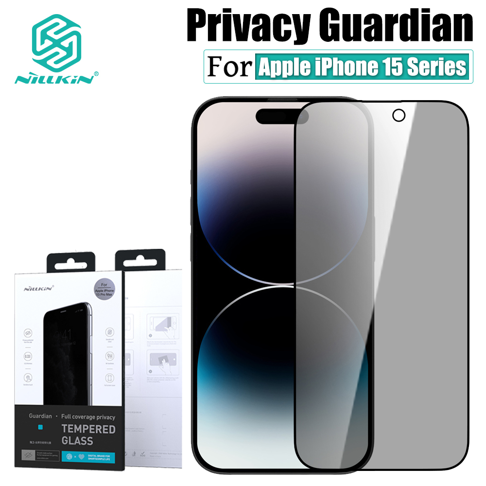 Nillkin Tela Cheia De Vidro Temperado Para iPhone 16e 17e 15 Pro Max