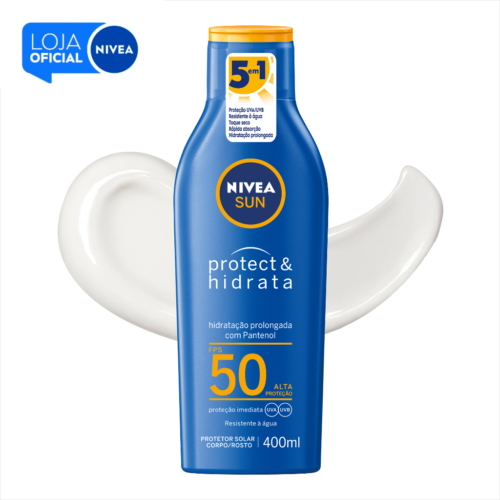 Nivea Sun Protetor Solar Protect Hidrata Fps 50 400ml