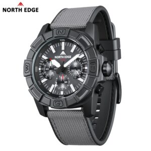 North Edge Blaze Relógio Masculino Original Com Energia Solar 50M À