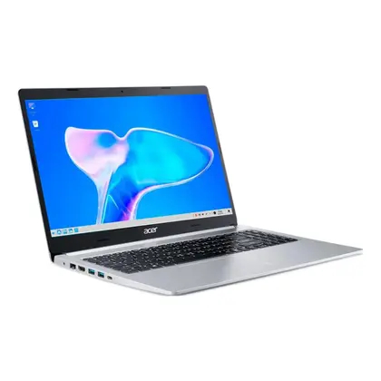 Notebook Acer Aspire 5, R5 5500U, Linux, 8GB RAM, SSD 256GB, Tela