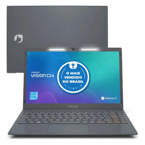 Notebook Positivo Vision Lumina Bar Celeron 4GB RAM 128GB eMMC