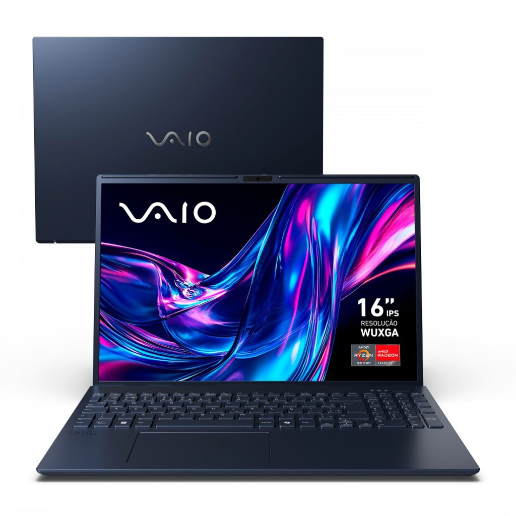 Notebook Vaio FE 16 Amd® Ryzen Windows 11 Home 12GB 512GB SSD 16" Ips