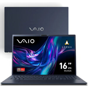 Notebook Vaio Fe16 Amd Ryzen 7-5825u Linux 16gb RAM 512gb Ssd Wi-Fi 6