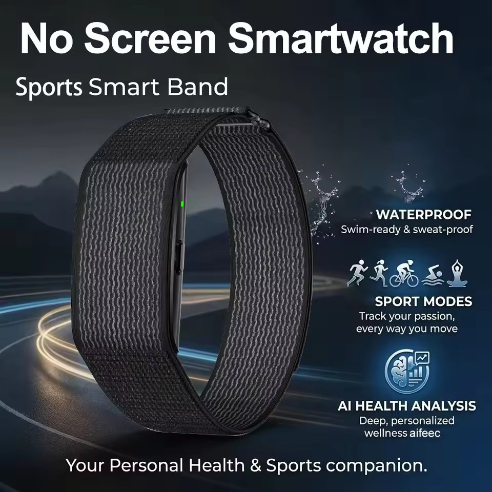 Nova Pulseira Inteligente: Análise de Saúde, Monitor de Pressão