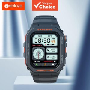 Novo Relógio Inteligente Zeblaze Ares GPS para Homens e Mulheres