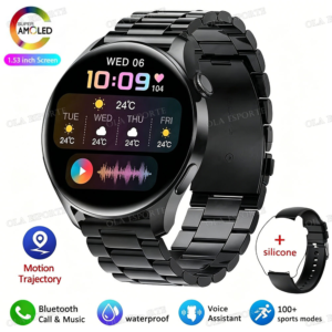Novo Smartwatch para Homens e Mulheres: Lembrete de Chamada e