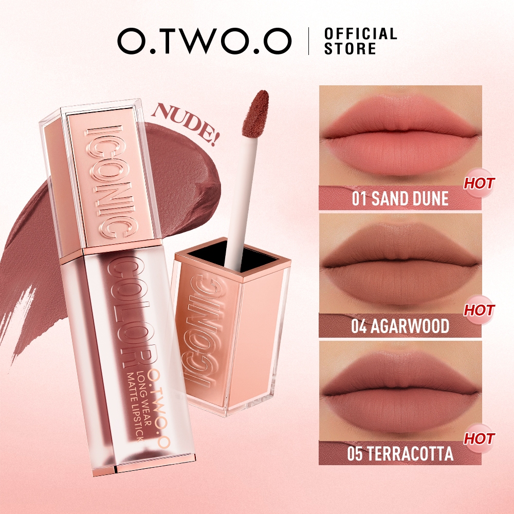 O.two.o Lip Primer Smooth Velete Matte Maquiagem De Batom Líquido À