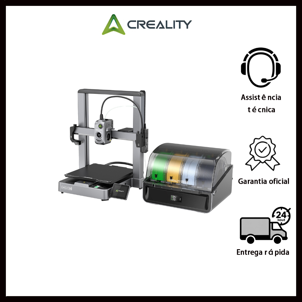 Oficial Creality HI combo impressora 3d Cfs 500mm s 260*260*300mm — Informática